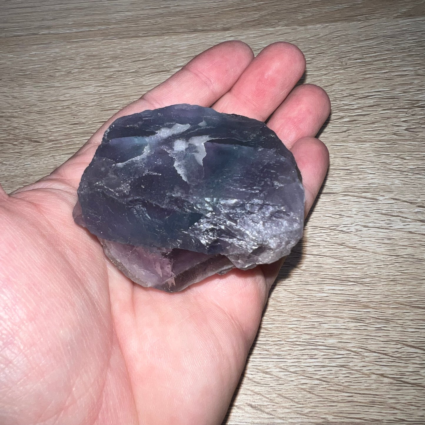 Raw Rainbow Fluorite Chunk 18A