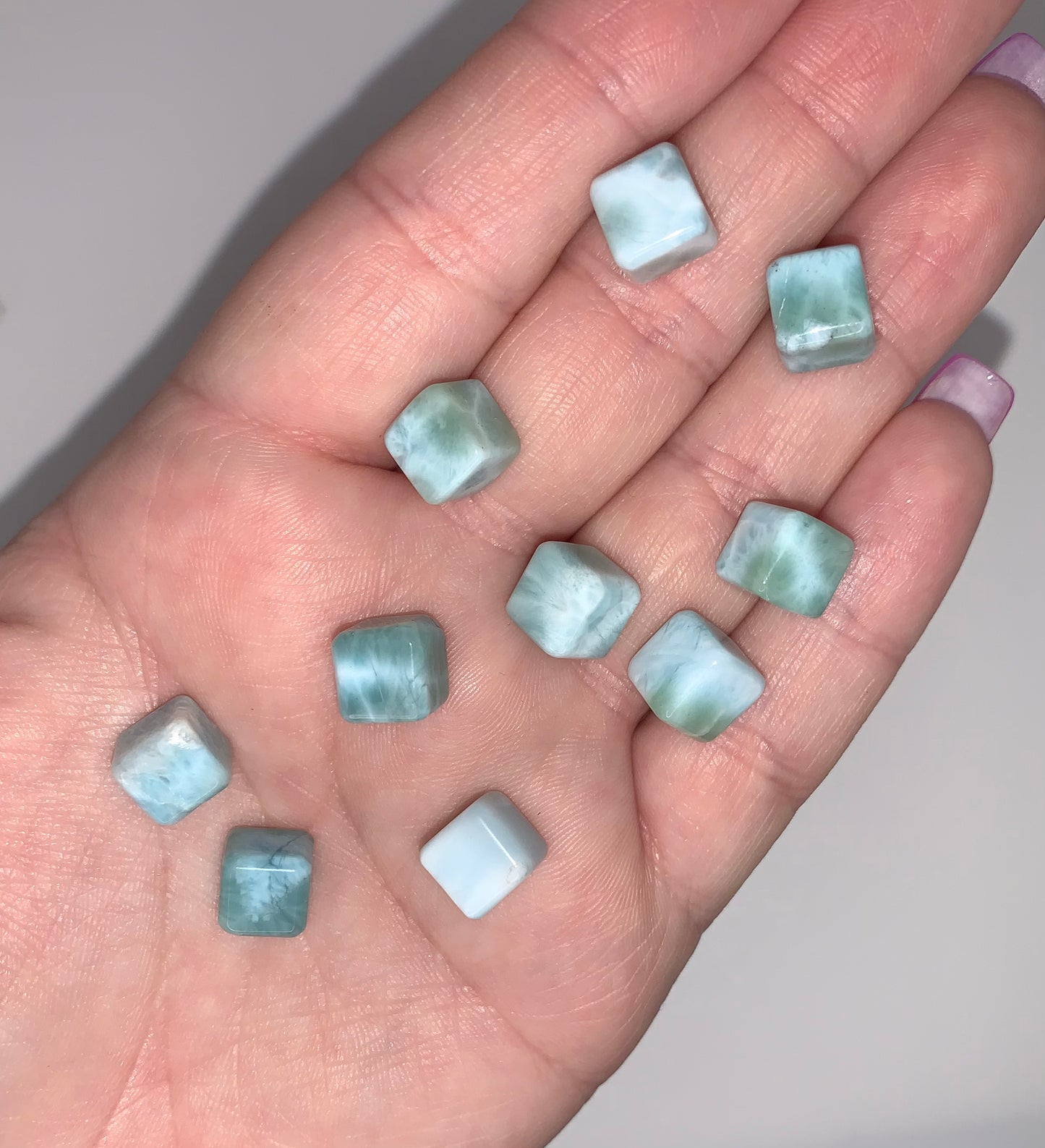 Larimar Mini Cube