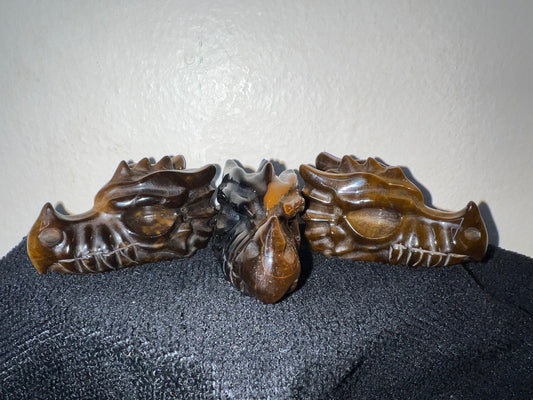 Tiger’s Eye Dragon Head