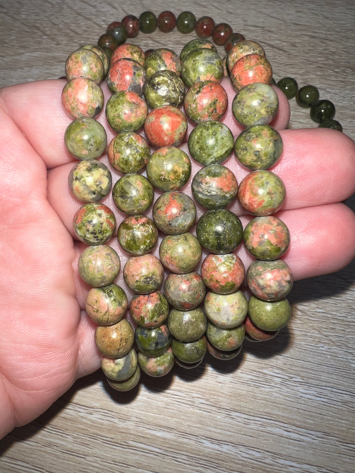 Unakite 8mm Bracelet