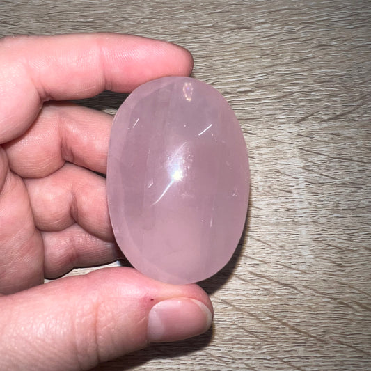 Rose Quartz Palm Stone 16A