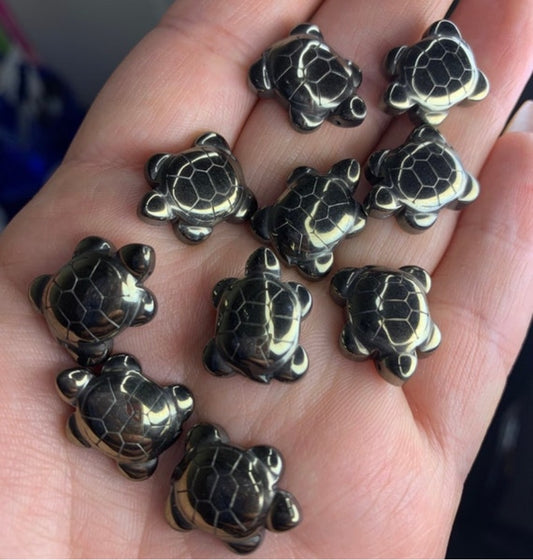 Pyrite Mini Turtle