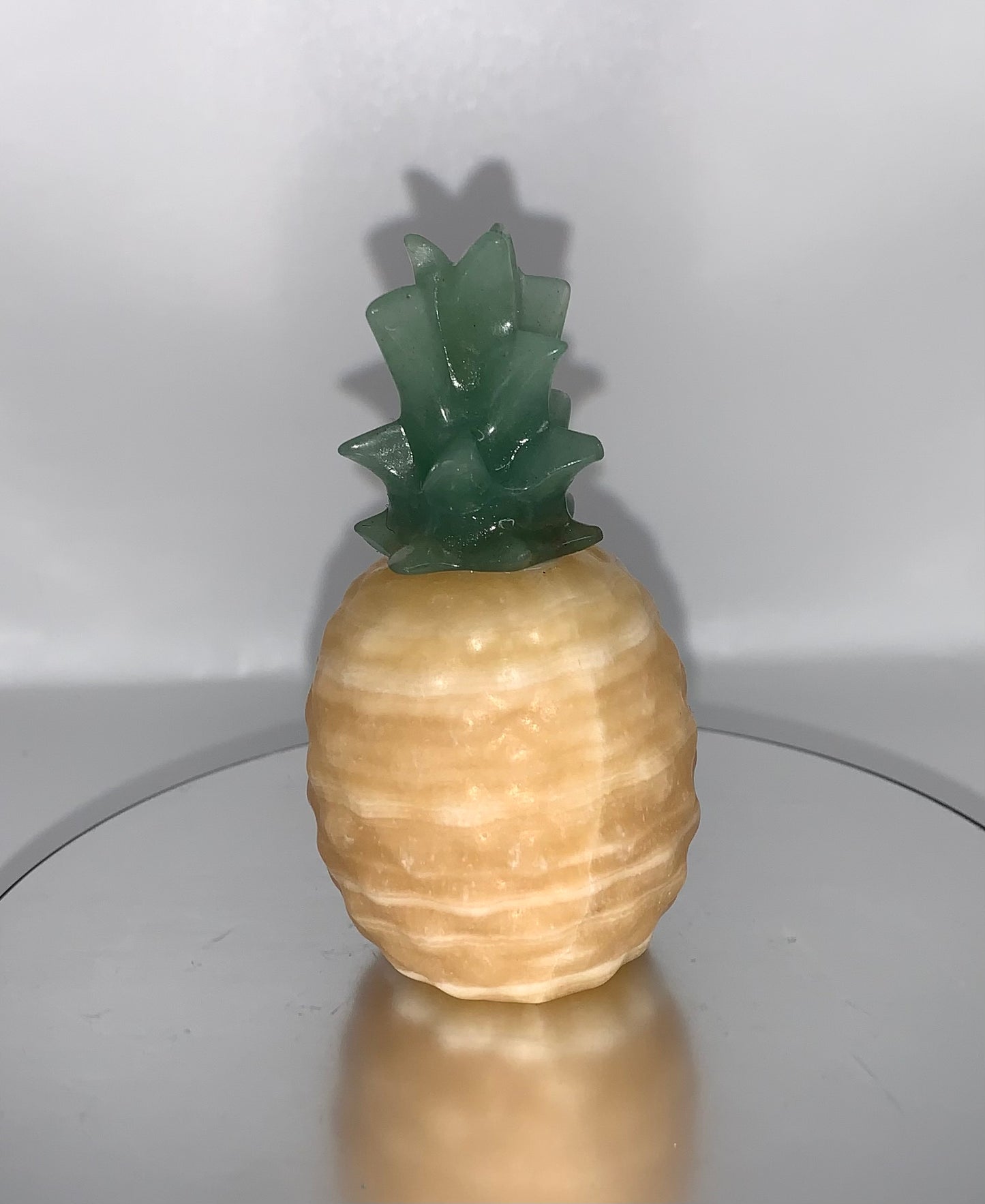 Orange Calcite/Green Adventurine Pineapple