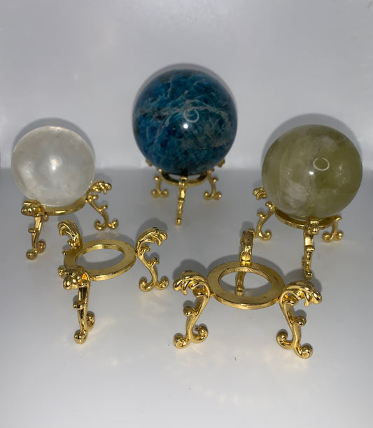Gold Sphere Stand