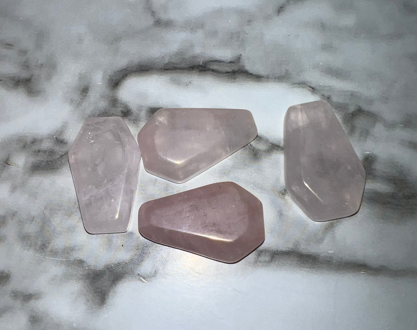 Rose Quartz Mini Coffin