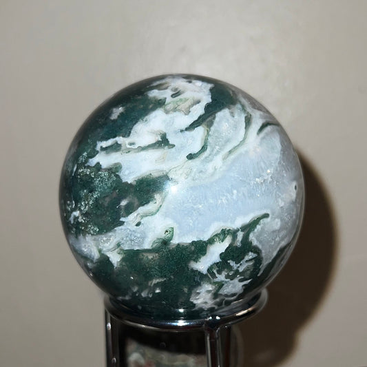 Moss Agate Sphere 53A