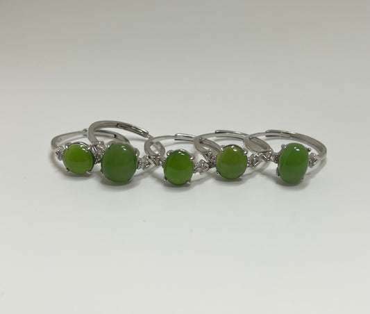 Jade Adjustable Ring