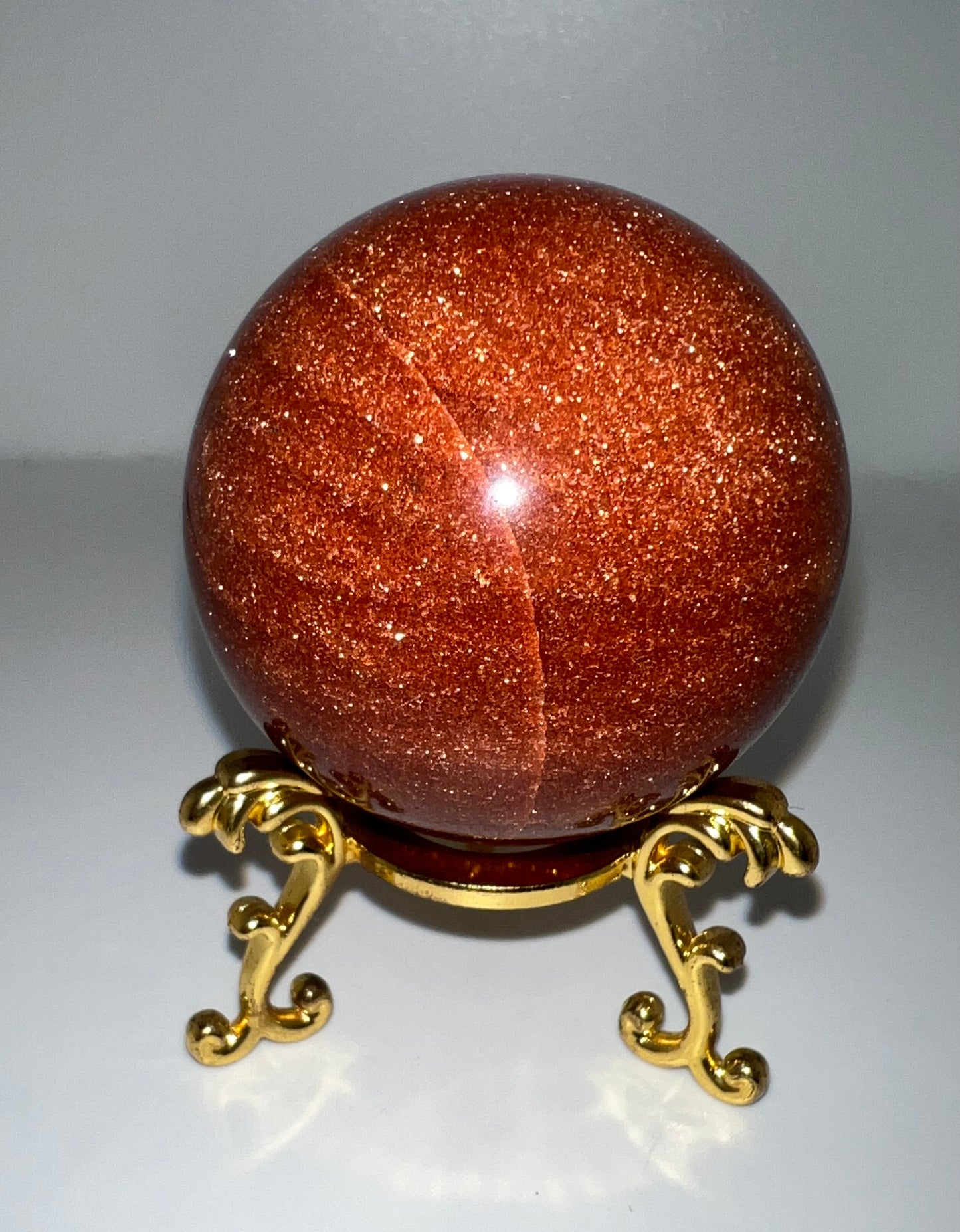 Gold Sandstone Sphere