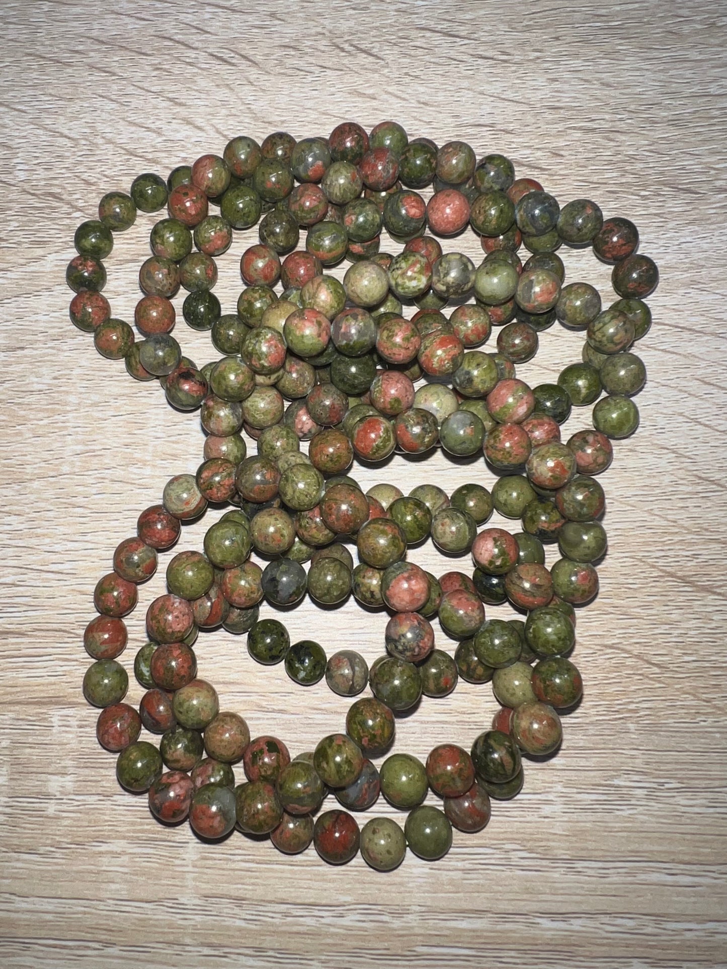 Unakite 8mm Bracelet