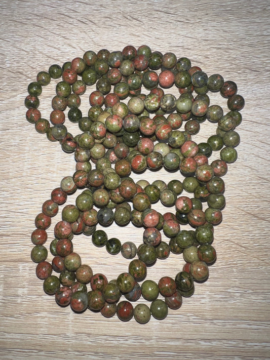 Unakite 8mm Bracelet