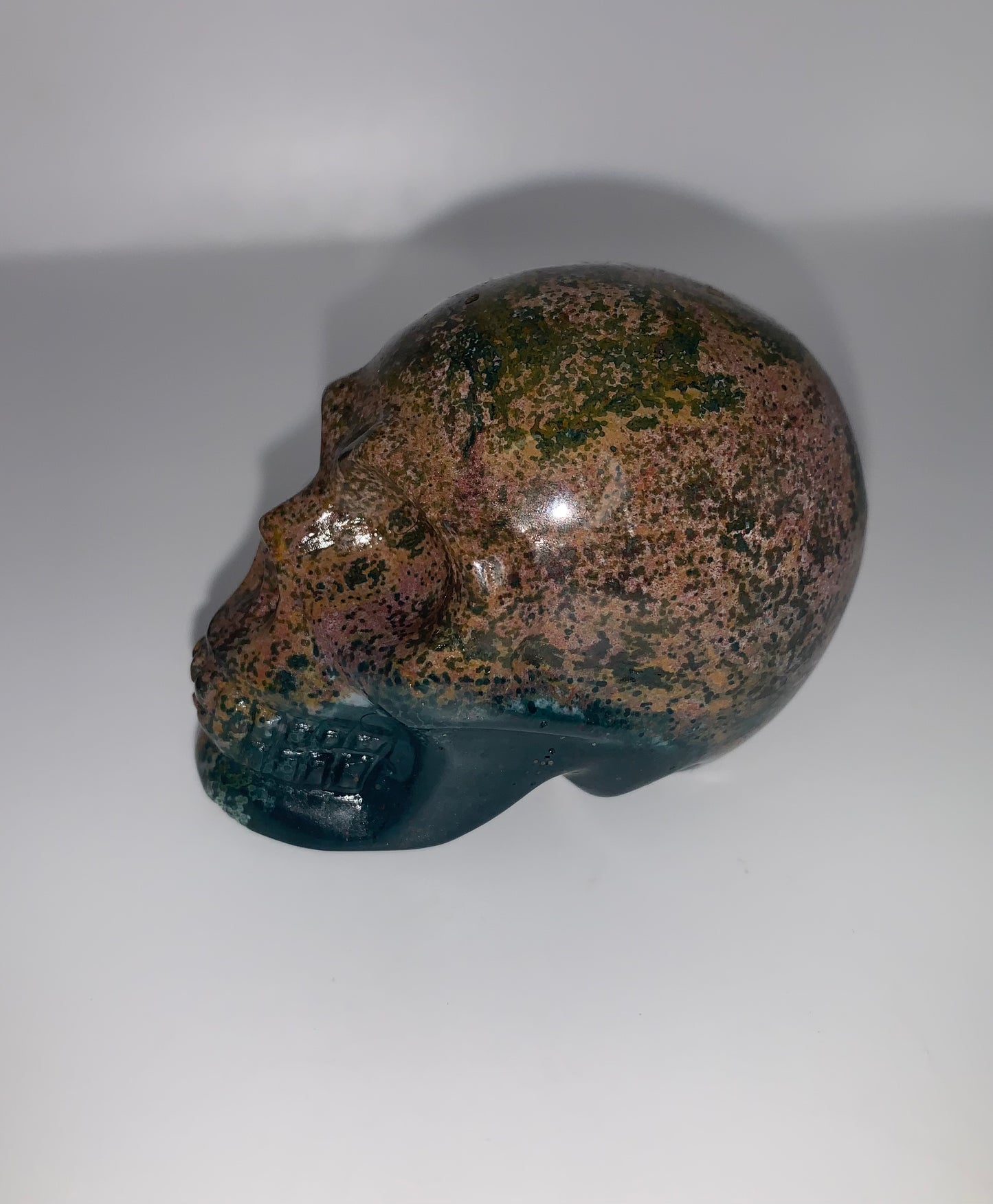 Ocean Jasper Skull