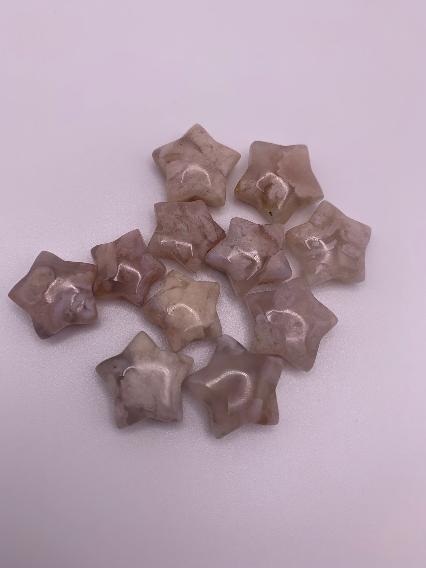 Flower Agate Mini Star