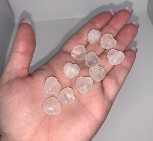 Clear Quartz Mini Heart