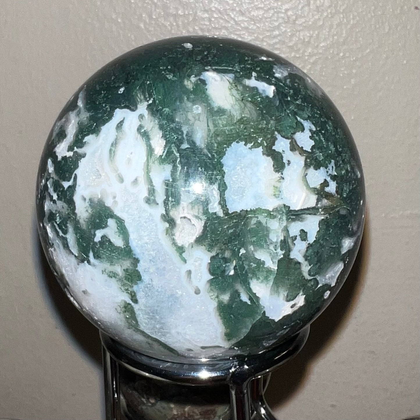 Moss Agate Sphere 63A