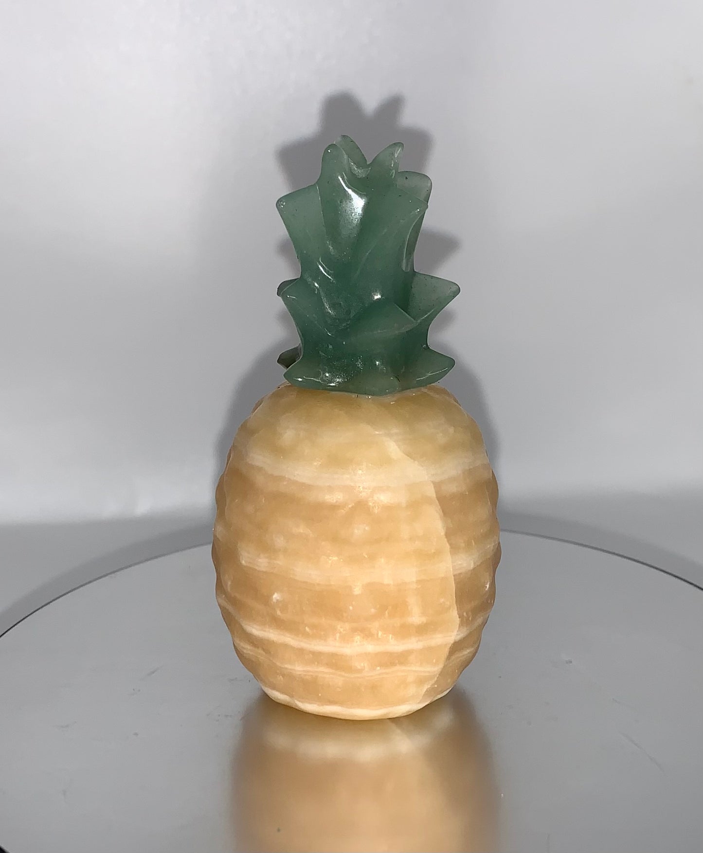 Orange Calcite/Green Adventurine Pineapple