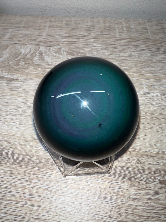 Rainbow Obsidian Sphere 95A