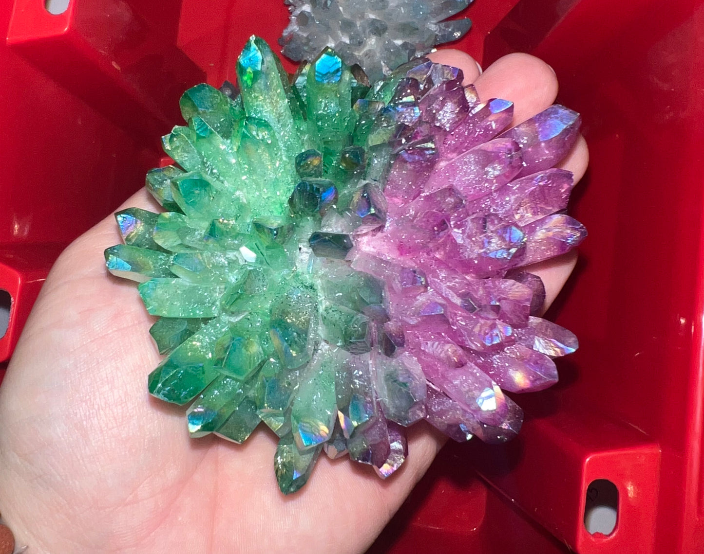 Aura Quartz Cluster