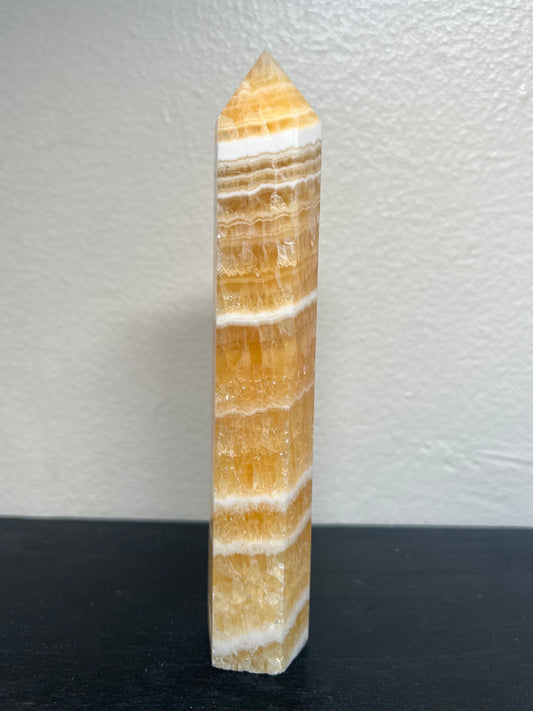 Orange Calcite Tower 39B