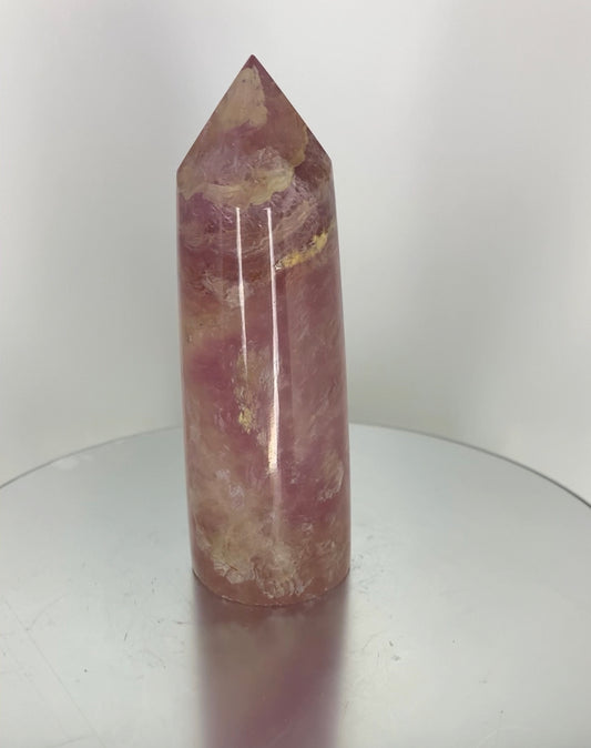 Pink Fluorite Tower